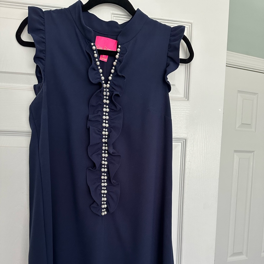 Like new Lilly Pulitzer Adalee dress in Navy